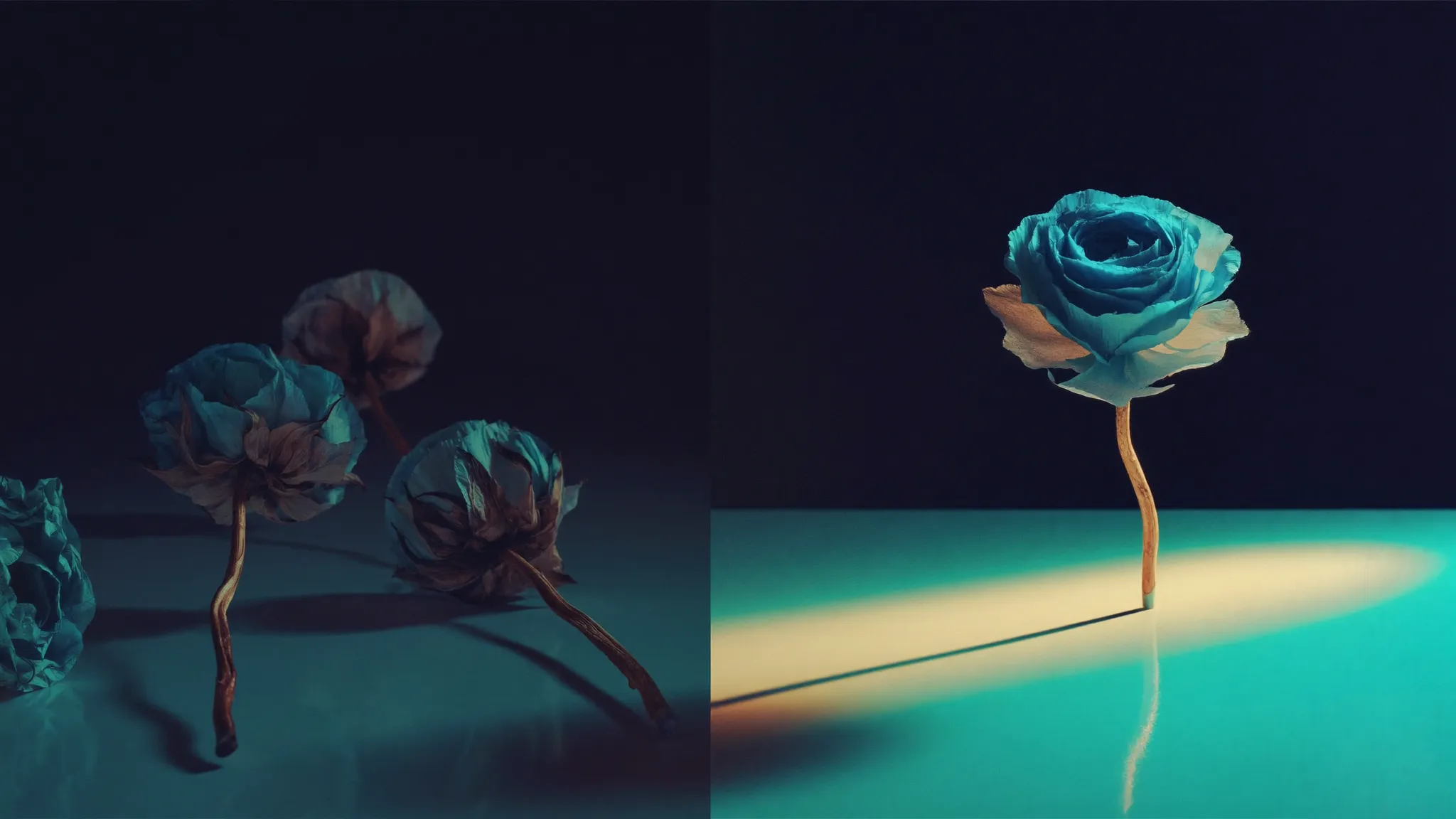 Fiori di carta spenti e uno teal che rifiorisce: riattivare i lead morti del CRM con il re-engagement